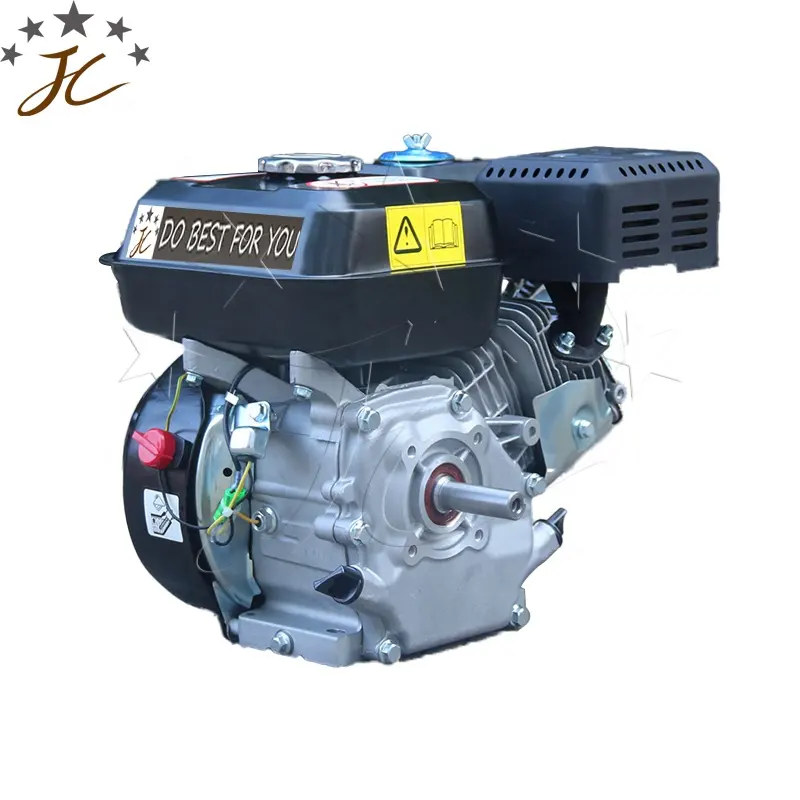 Çin JC mini 5.5 6.5hp benzinli motor jet benzinli mini motor dıştan takma makineleri deniz gaz motoru