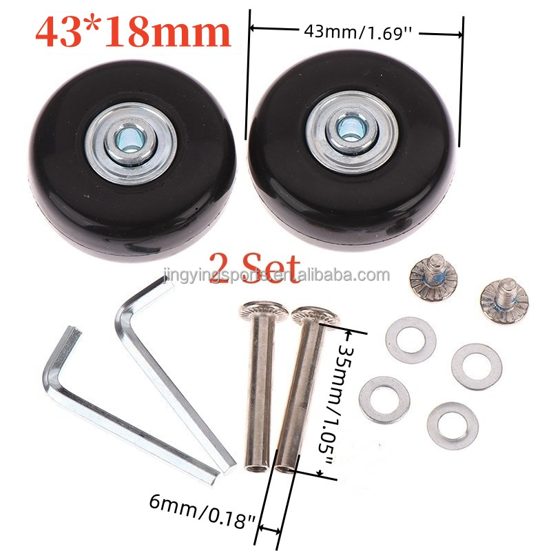 Black Pu-43*18mm-2 Kits-180g