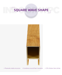 环保木塑天花板模塑零售店房屋天花板天花板瓷砖 - Product Image 4