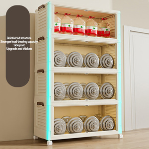Large-Capacity Transparent Foldable Multi-Layer Shoe Rack Storage Cabinet Simple Modern Dust-Proof Snack <strong>Bin</strong> Storage Boxes <strong>Bins</strong> - Product Image 3