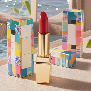 Eco-Friendly Small <strong>Rectangle</strong> Cosmetic Paper <strong>Boxes</strong> <strong>with</strong> Sponge Liner Custom Logo <strong>Embossing</strong>-for Eye Cream Gift Packaging - Product Image 1