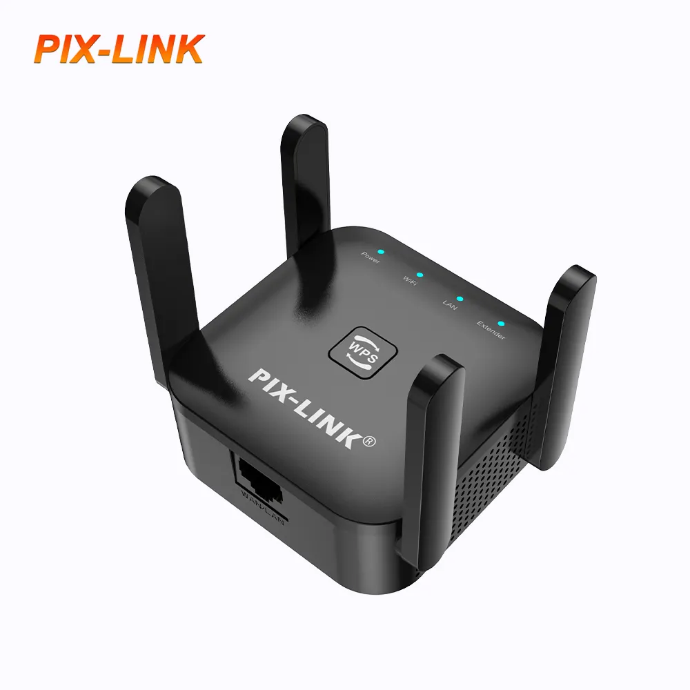 PIX-LINK fornitura di fabbrica WR54Q WiFi ripetitore 300Mbps Router Wireless Extender lungo raggio 300M ripetitore Wifi