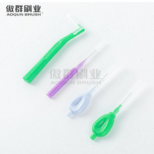 Interdental fırça <span class=keywords><strong>L</strong></span> şekilli silikon fırça aplikatör diş oral-b Interdental fırçalar