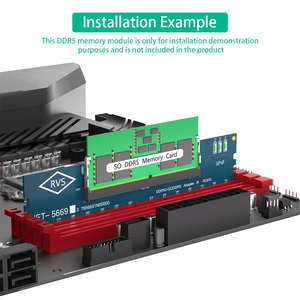 Laptop RAM zu SO U-DIMM Desktop Adapter karte, Speicher tester SO DDR5 zu DDR5 U-DIMM Konverter - Product Image 5