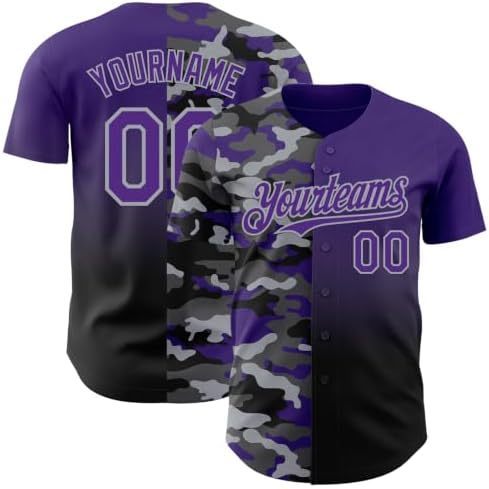 Camo-purple and Black