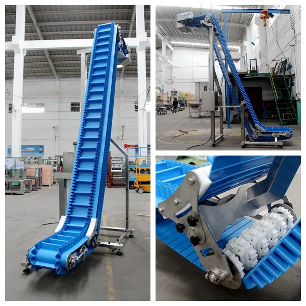 Factory price Inclined PP/PVC/PU/304#SUS belt conveyor for screw nut candy chocolate granule conveying machine 2024 hot sell