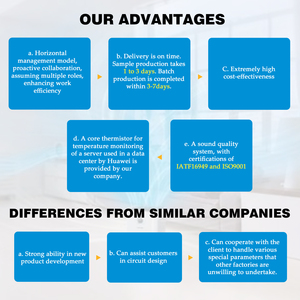 Capteur de température <span class=keywords><strong>c</strong></span>éramique 20K 30K 50K 100K 3950 3435 pour alimentation électrique à découpage, anneau de masse, précision 1%, 90-265VAC - Product Image 6