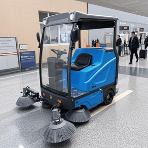 Điện đi xe trên Máy hút bụi công nghiệp quét pin-Powered rác làm sạch xe tải cho xi măng đá cẩm thạch đường quét - Product Image 4