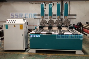 Enrutador cnc de cuatro cabezales, cuatro cabezales y cuatro ejes rotativos - Product Image 4
