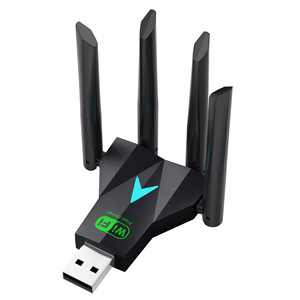 Tarjeta de red inalámbrica 5G Gigabit controlador de banda dual computadora gratuita receptor WiFi USB tarjeta de red inalámbrica de 1300Mbps - Product Image 1