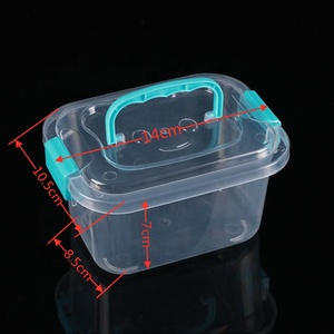 Storage Bin <strong>Box</strong> with Handles Sorting <strong>Box</strong> Building Blocks <strong>Toys</strong> Food Storage <strong>Box</strong> Transparent High Quality Plastic PVC Modern White - Product Image 5