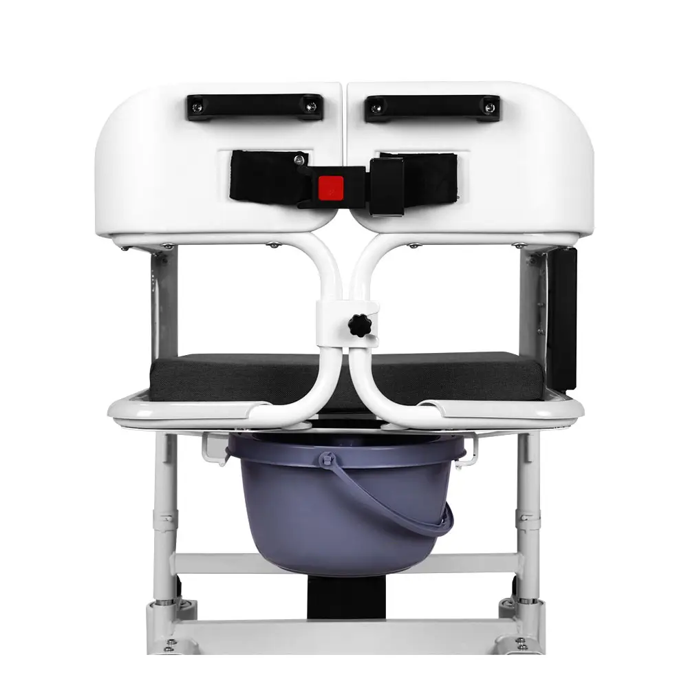 Yaşlı sağlık Transfer hareketli sandalye su geçirmez komodin duş sandalyesi hasta kaldırma sandalye