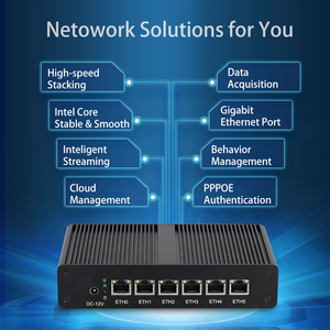 Home Office Enterprise Firewall PfSense Gateway Software Router 6LAN Intel I211AT NIC Gigabit Ethernet Netzwerks erver Mini PC - Product Image 3