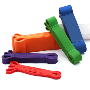 Bandas elásticas de ejercicio de Fitness verde, asistencia larga, tracción y estiramiento con bucle de resistencia de látex para asistencia de entrenamiento - Product Image 1
