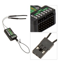 Flysky FS-IA6b uzaktan kumanda Ia6b alıcı 2.4G 6 kanal flysky fs i6 verici DIY FPV RC uçak için gökyüzü plastik uçmak - Product Image 2