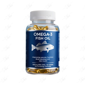 Omega 3 kapsul minyak ikan softgel untuk kulit dan rambut nutrisi omega 3 kapsul minyak ikan - Product Image 1