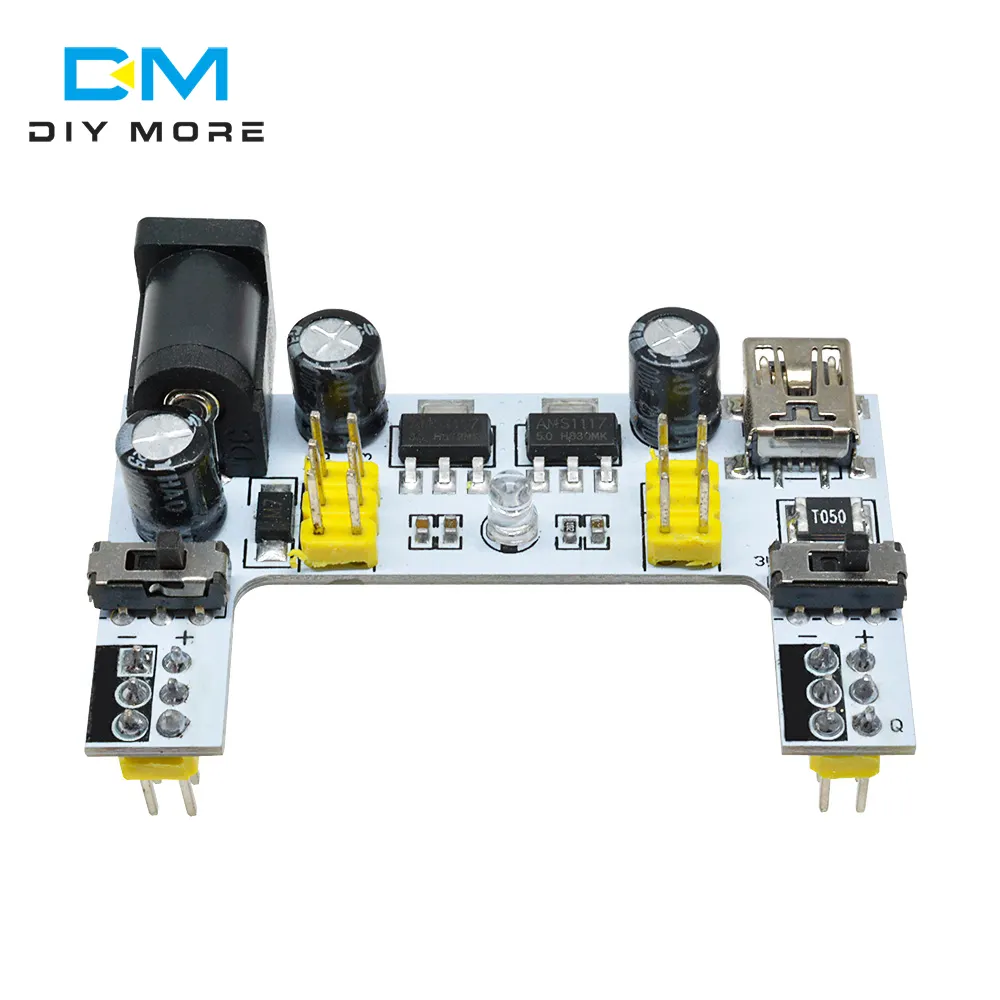 MB102 DC 7-12V USB Interface Planche À Pain Module D'alimentation MB-102 Module 2 Carte De Canal