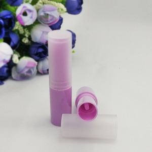 Macaron Color Plastic Lip Balm <strong>Tube</strong> <strong>Slender</strong> Cylindrical Lipstick <strong>Tube</strong> Rotating Directly Filled with Frosted Lid - Product Image 6