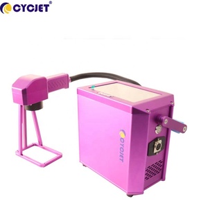 CYCJET数控最新20w 30w光纤激光打标机金属鸟环铭牌手持式激光打标机 - Product Image 1