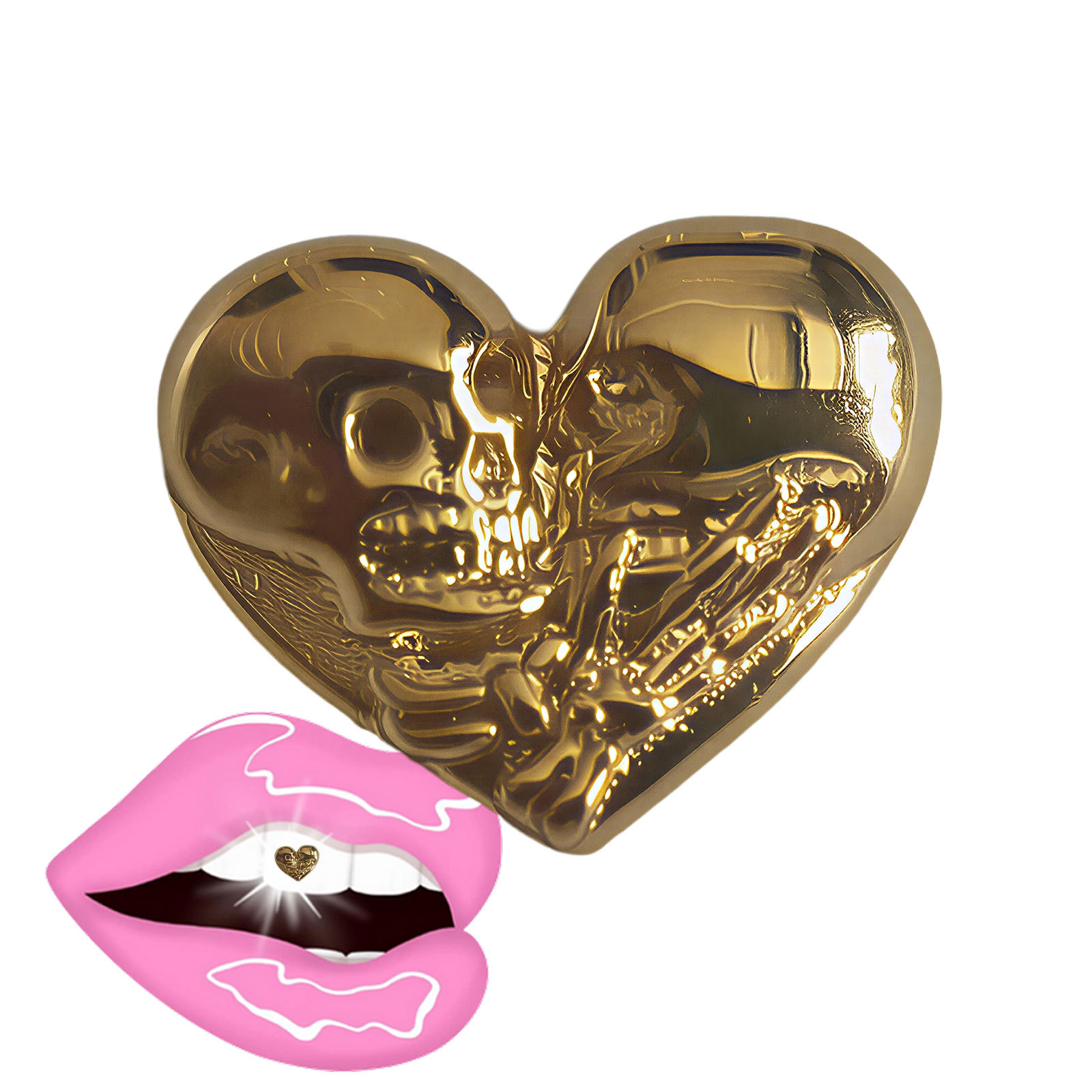 Skull heart