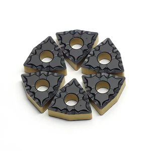 WNMG080408, torno Cnc de salida, herramienta de torneado de hoja de inserción de carburo sólido, piezas de torneado de mecanizado Cnc - Product Image 1