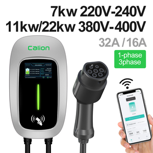 CALION EV kullanımı 7KW 11KW 22KW seviye 2 hızlı şarj istasyonu AC EV Wallbox şarj 32A E V şarj istasyonları RFID APP kontrolü - Product Image 2