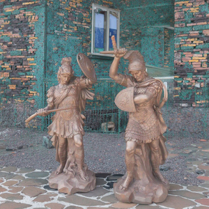 Thủ công lớn cổ Kích thước Hy Lạp chiến binh điêu khắc ngoài trời Vườn cuộc sống Kích thước Roman người lính Tượng nghệ thuật trang trí vật liệu nhựa - Product Image 3