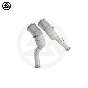 CSZ Stainless Steel Exhaust Pipe High Flow Sport Catted <strong>Headers</strong> Downpipe Heat Wrap for Porsche Macan GTS 2.9T Exhaust System - Product Image 3