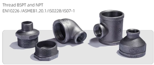 Phụ kiện ống sắt dễ uốn của nhà sản xuất khớp xoay để mạ kẽm Phụ kiện ống gang thép - Product Image 4