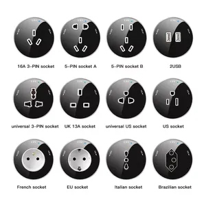 Zócalo móvil de alimentación de pista de escritorio, extensión multifuncional universal, enchufe móvil para cocina, sala de estar, Mesa - Product Image 4