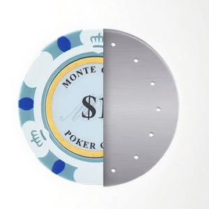 Bán Buôn 14G 40Mm Đất Sét Kim Loại Poker <span class=keywords><strong>Chip</strong></span> Cá Nhân Vương Miện Tùy Chỉnh In Ấn Đất Sét Poker <span class=keywords><strong>Chip</strong></span> Thiết Lập Và Khay - Product Image 3