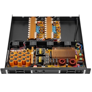 Amplificador de potencia Profesional Módulo de audio de 2 canales 1 U Potente amplificador 2*1300W para concierto KTV - Product Image 6