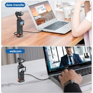 Puluz Type-C ฐานชาร์จอะแดปเตอร์เมาท์แบบปลดเร็วสำหรับ DJI OSMO Pocket 3 Type C ฐานชาร์จ - Product Image 6