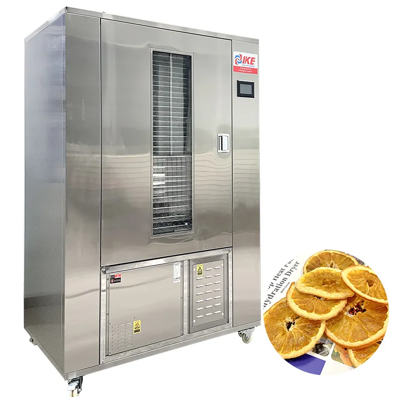 Deshidratador de alimentos industrial, secador de frutas naranjas, deshidratador de bomba de calor, máquina de secado de 220V de acero inoxidable IKE CE