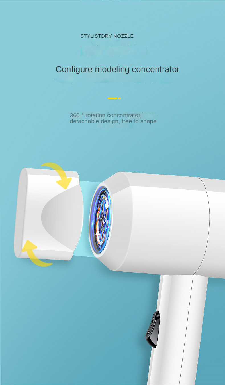 Low price Hair dryer Mini portable Hot and cold wind Negative ion hair dryer home student dormitory wholesale salon gift custom