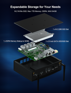 New Design Mini Industrial PC H7-i3-7020U 8*USB Dual COM Fanless EU Plug DDR4 RAM Intel <strong>Linux</strong> Win <strong>Operating</strong> <strong>System</strong> Hot Style