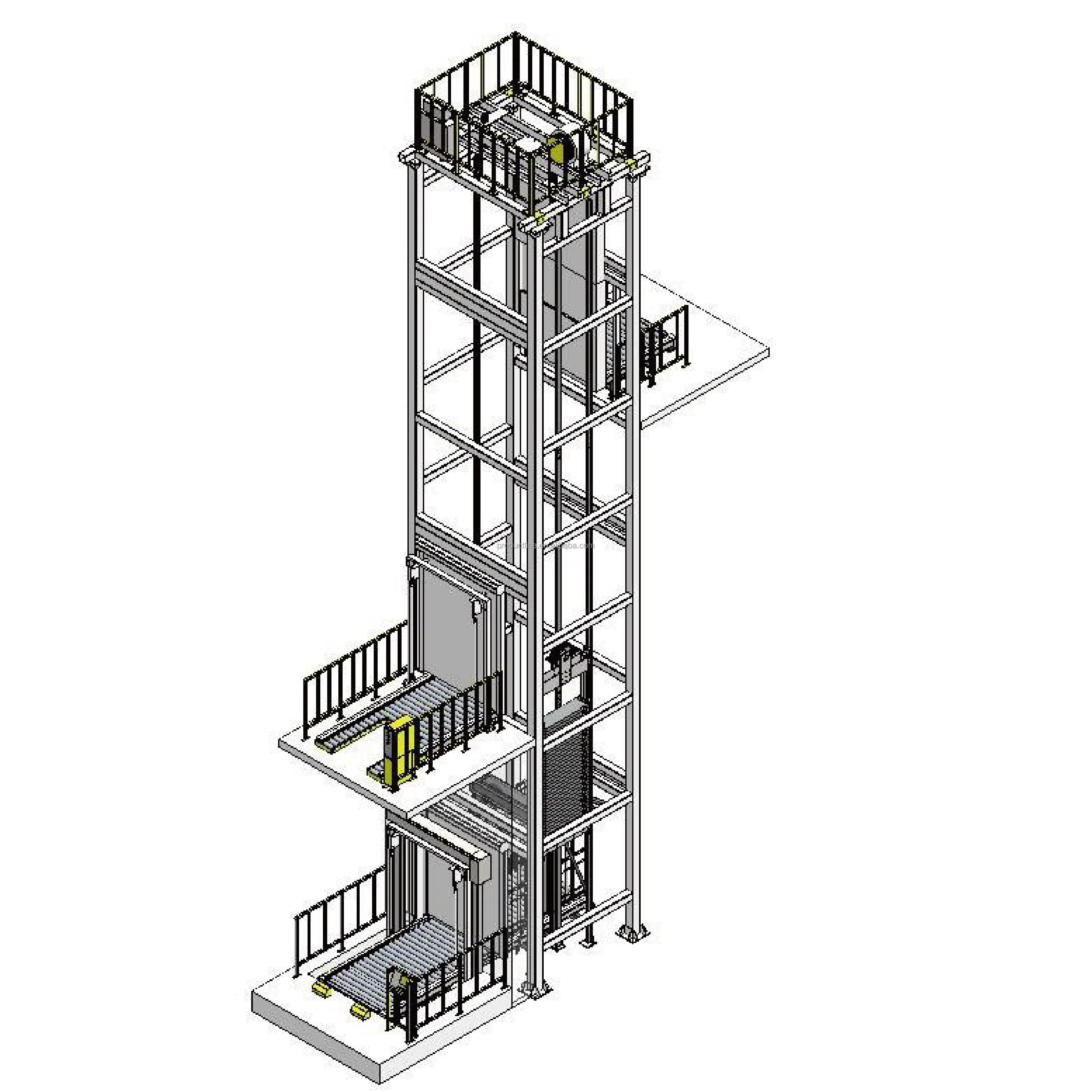 Ascensore verticale dell'elevatore del carico del trasportatore dell'ascensore alternativo verticale dell'ascensore del carico di trasporto continuo di alta efficienza