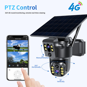 StarEye 8MP güneş enerjili güvenlik kamera 18000mAh pil PTZ WIFI 4K geniş açı gece görüş Pan-Tilt için mikro SD dahili Mi - Product Image 3