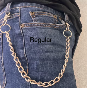Pantolon klipsler için 316L paslanmaz çelik olmayan solma takı cüzdan zinciri boyutu pantolon zincir moda fonksiyonu cüzdan zinciri seçin - Product Image 4