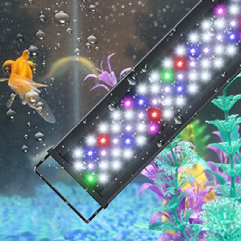 3FT 4FT 60cm spettro completo 24/7 alba tramonto programmabile impermeabile RGB Fish Tank Display piante d'acquario luce con supporto