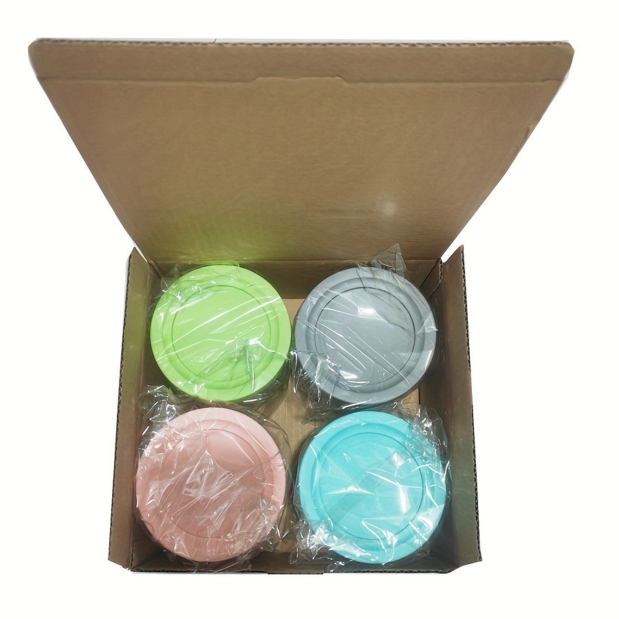 Four ice cream tubs