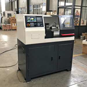 Cncフラット旋盤Ck6125Cnc自動旋盤機ミニCnc金属旋盤機 - Product Image 2