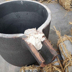 铸造碳化硅锅铜熔铸石墨坩埚带喷口 - Product Image 5
