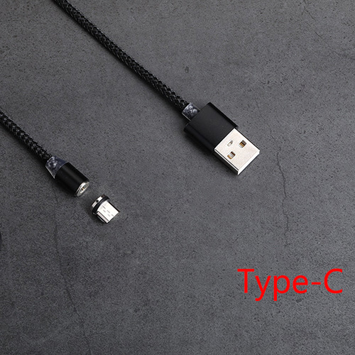 Type c usb Magnetic usb cable-Black