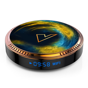 4.0อีเธอร์เน็ต100ม. กล่องทีวีแอนดรอยด์11ช่องเชื่อมต่อไวไฟแบบคู่สี่คอร์สมาร์ตทีวีพหุภาคี - Product Image 1