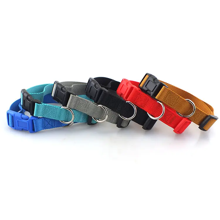 Best Seller Comfort Soft Nylon Neck Protector Ajustable Pet Poliéster Collar de entrenamiento para perros