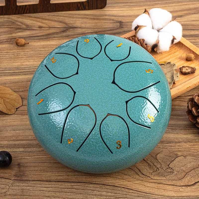 6 inch 8 tone (five tone scale) taiwan flower blue