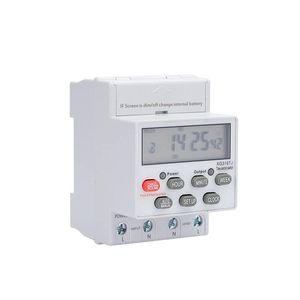 สวิตช์ควบคุมเวลาแบบ30A ที่ปรับแต่งได้ KG316T-j สวิตช์จับเวลาแบบดิจิตอลที่มีแหล่งจ่ายไฟสูงสุด220V สำหรับการใช้งานตามเวลา