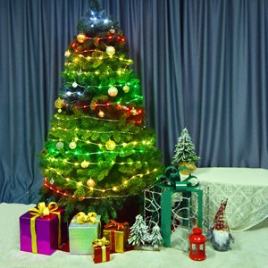 Guirnalda de luces Led con USB para decoración del hogar, tira de luces con Control remoto, aplicación BLE inteligente, árbol de Navidad, 10M - Product Image 5