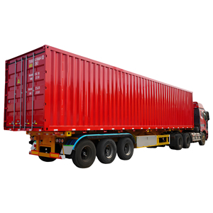 <strong>Bulk</strong> Cargo/ Foods Transport Box Semi Trailer/ Van Semi Trailer Truck Trailer for Sale